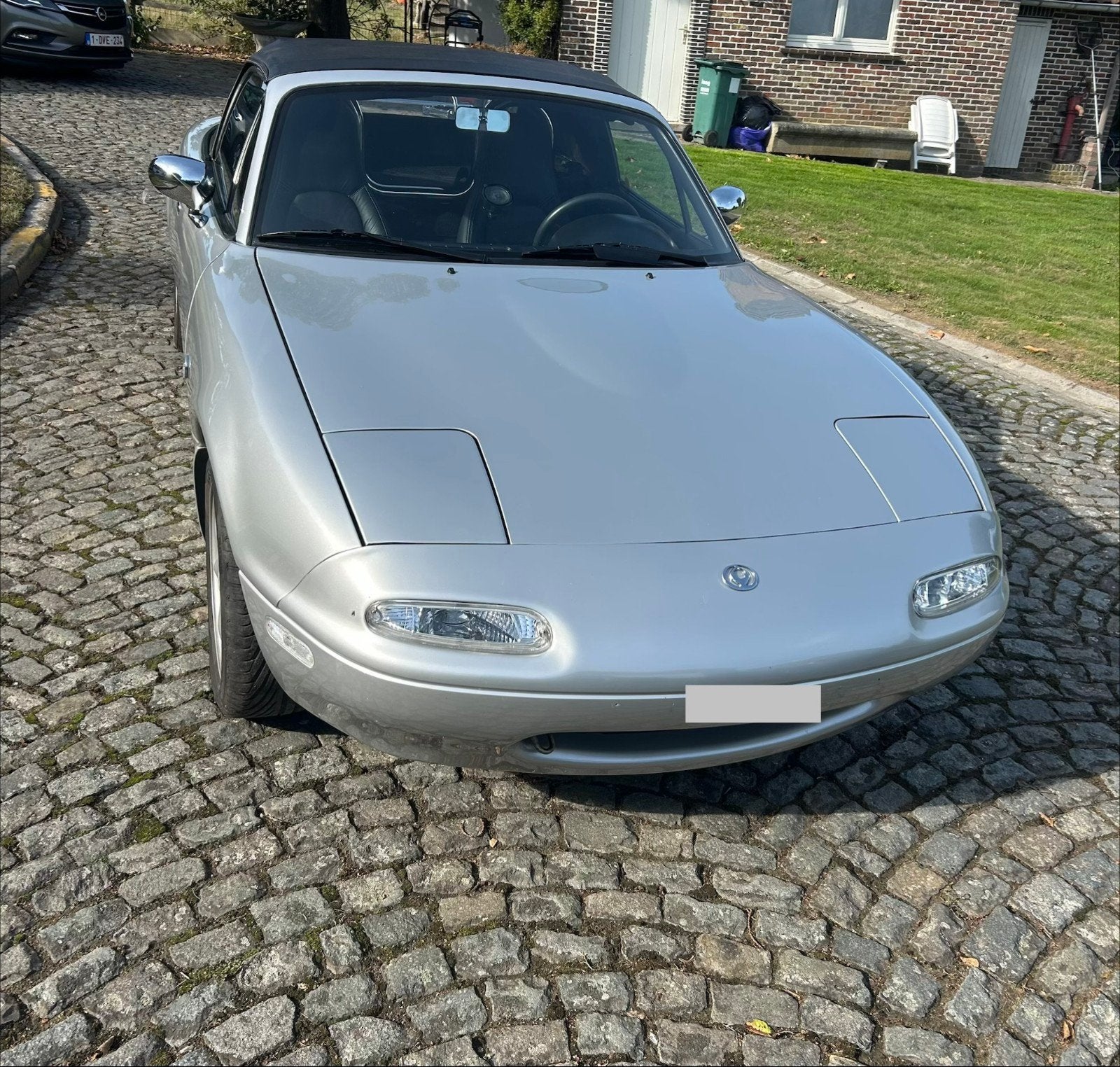 Mazda MX5 oldtimer  staat zoals nieuw, Autos, Argent ou Gris, Achat, Cabriolet, Noir