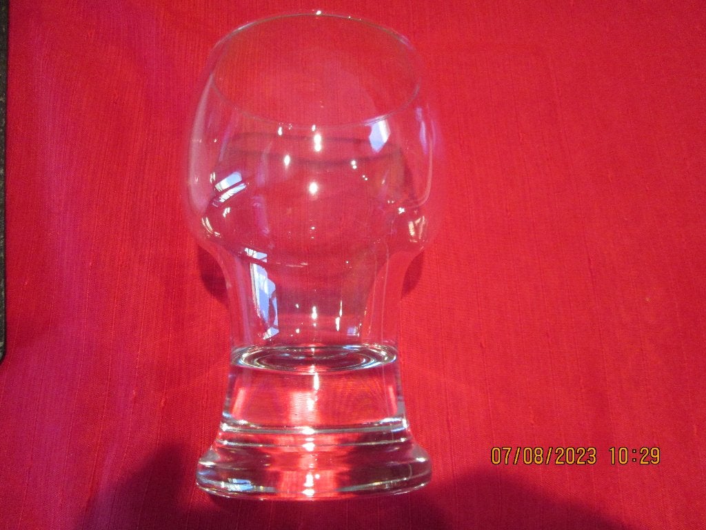 Verre à eau sur pied, Maison & Meubles, Uni, Verre ou Verres, Comme neuf, Verre