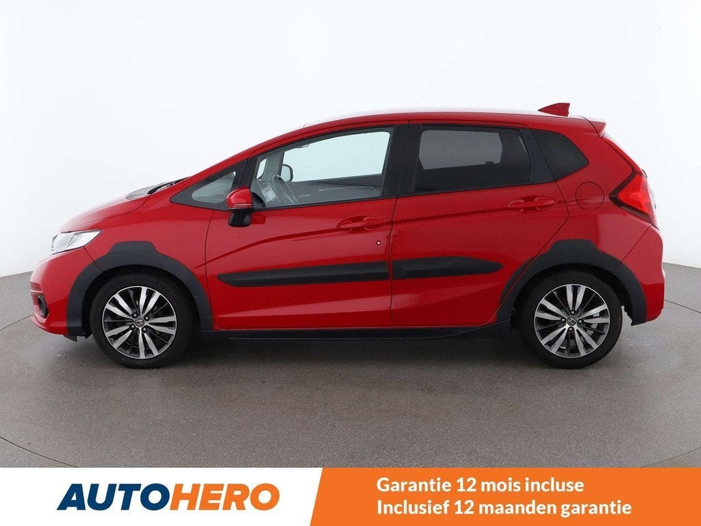 Honda Jazz 1.3 i-VTEC Elegance, Autos, Honda, Rouge, 75 kW, Achat, Boîte manuelle