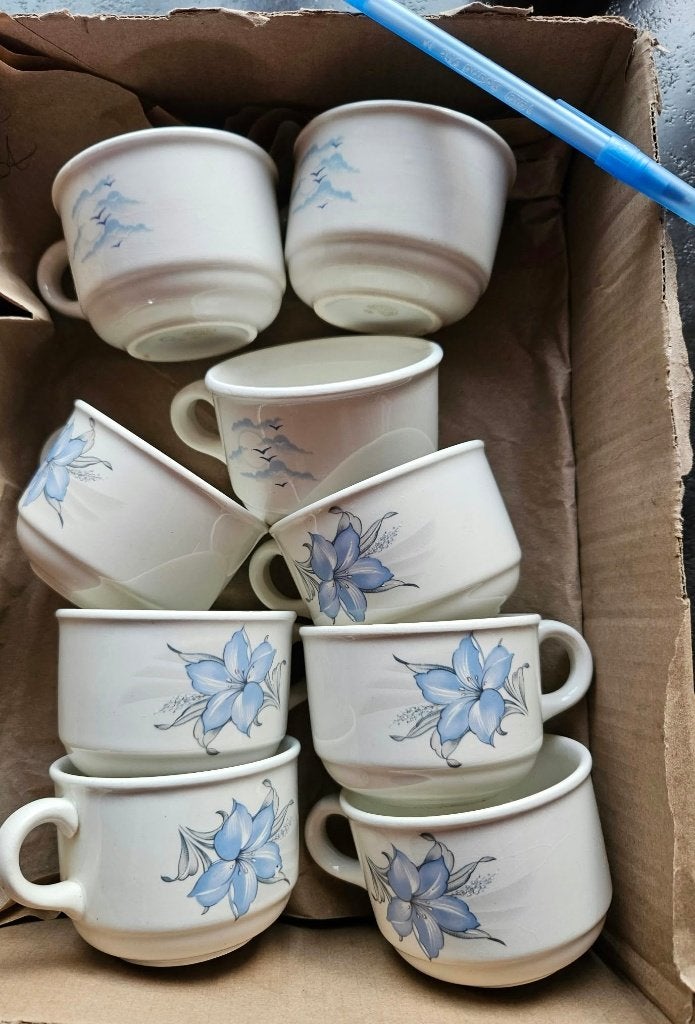 Lot de 9 tasses de 200 ml, Enlèvement ou Envoi, Comme neuf, Tasse(s) et/ou soucoupe(s)