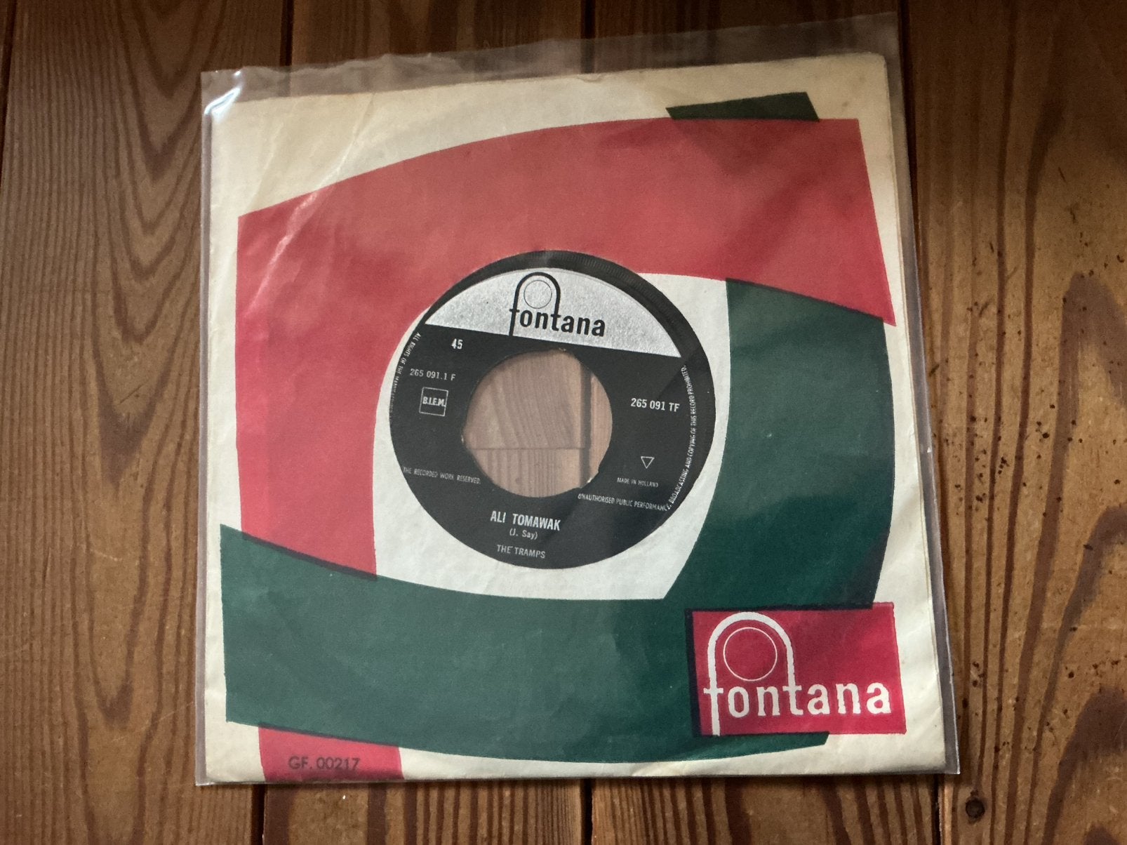 7” The Tramps (BE) - Ali Tomahak, Cd's en Dvd's, Ophalen of Verzenden, Gebruikt