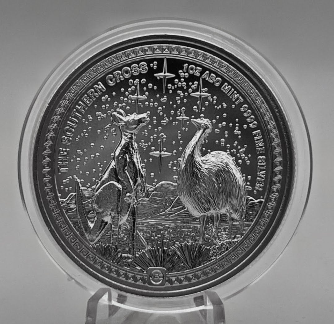 Niue Southern Cross 1 oz Zilveren Munt (High Relief / HR) -, Postzegels en Munten, Edelmetalen en Baren, Koper, Ophalen of Verzenden