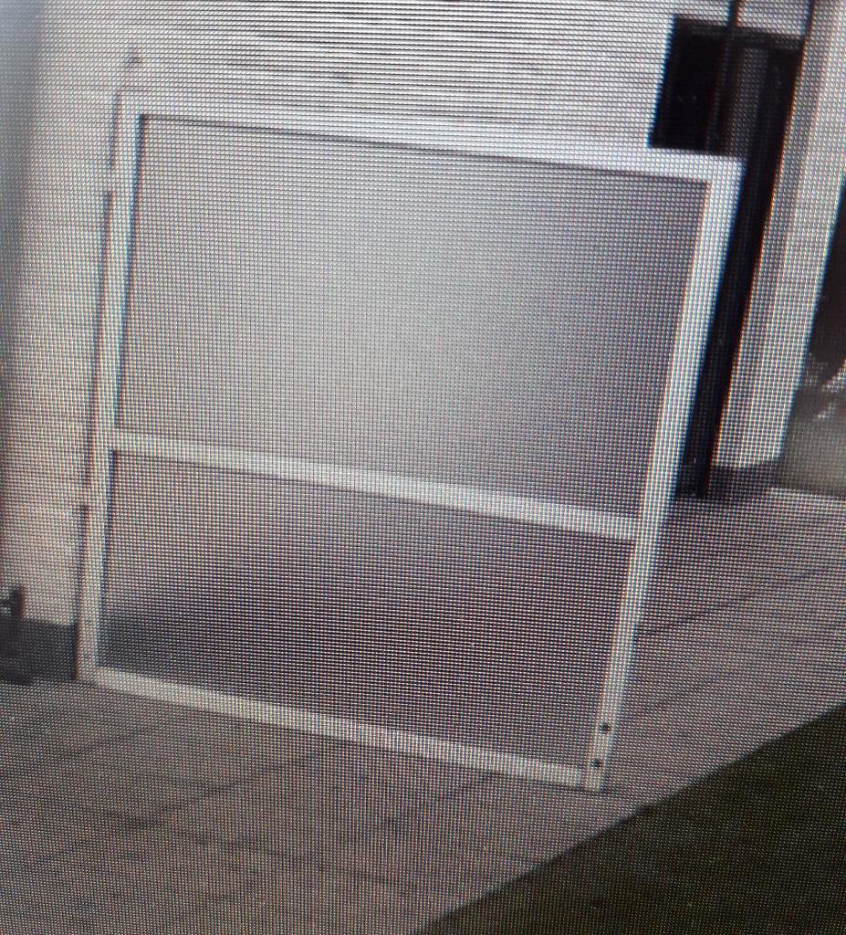 Windscherm mat glas, Ophalen, Zo goed als nieuw