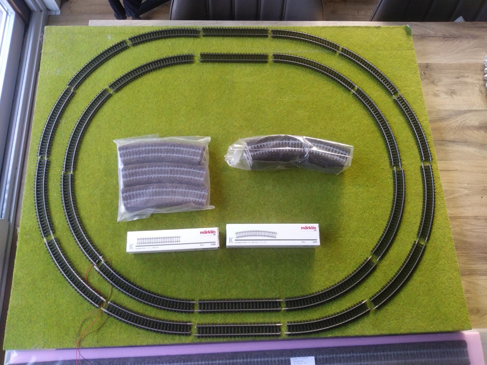 Marklin k en Merkur rails en bedding nieuw, Ophalen of Verzenden, Rails