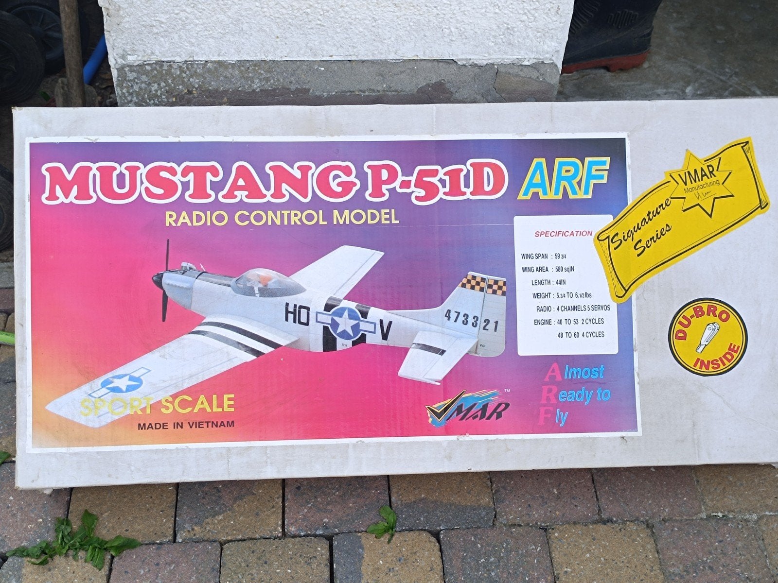 Mustang P51D ARF, Hobby en Vrije tijd, Modelbouw | Radiografisch | Vliegtuigen, Ophalen