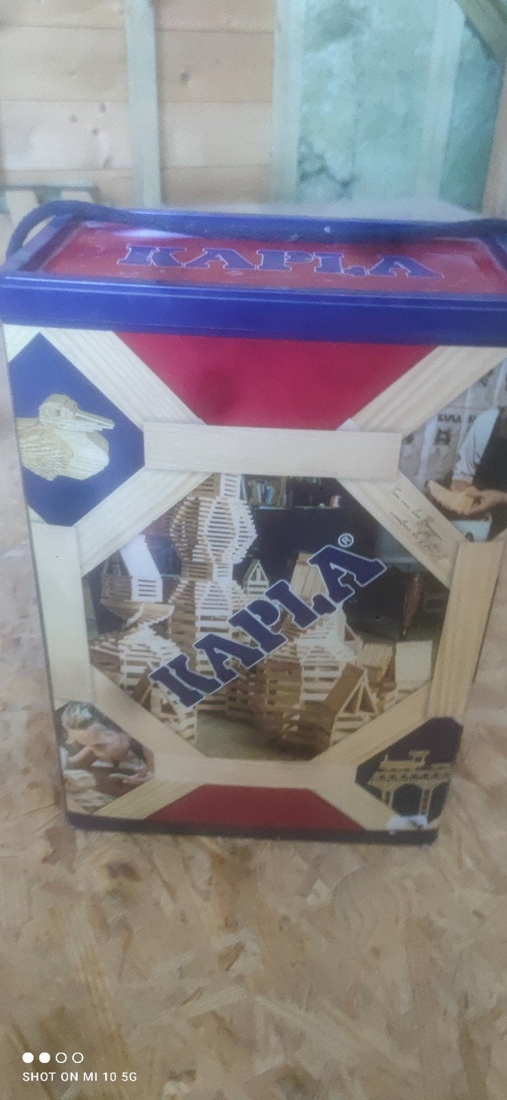 houten speelgoed kapla blokken, Ophalen