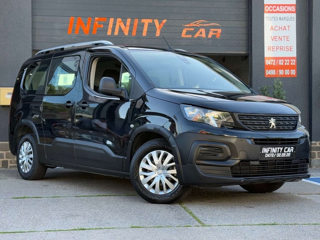 Peugeot Rifter Rifter 1.5 BlueHDi Long Allure AGC S, Auto's, Stof, Gebruikt, Zwart, 4 cilinders