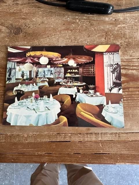 carte postale post restaurant mon manège a toi Bruxelles, Collections, Neuf, Autres types, Mon manège, Enlèvement ou Envoi