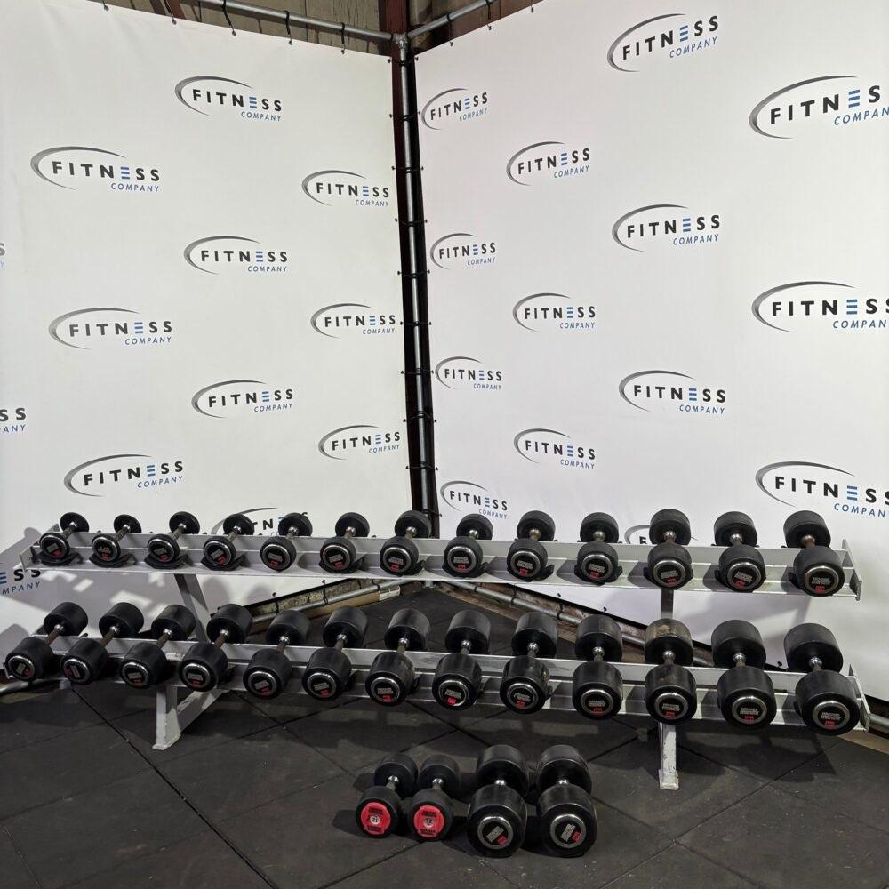 Hammer Strength - Dumbell Set Incl. Rek, Ophalen of Verzenden, Gebruikt, Benen, Dumbbell