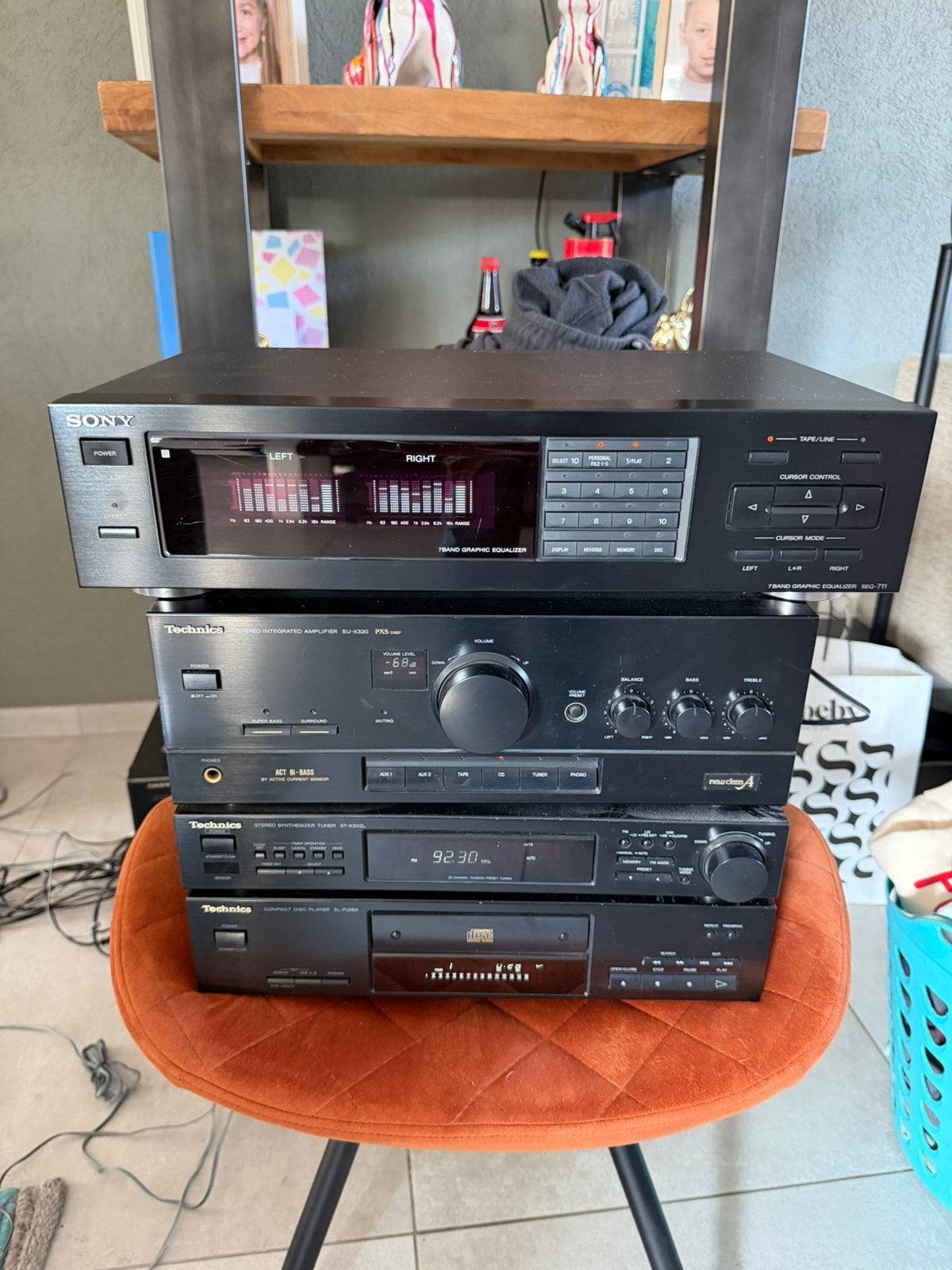 Sony SEQ-711 equalizer zeldzaam, Audio, Tv en Foto, Overige Audio, Tv en Foto, Ophalen of Verzenden, Zo goed als nieuw