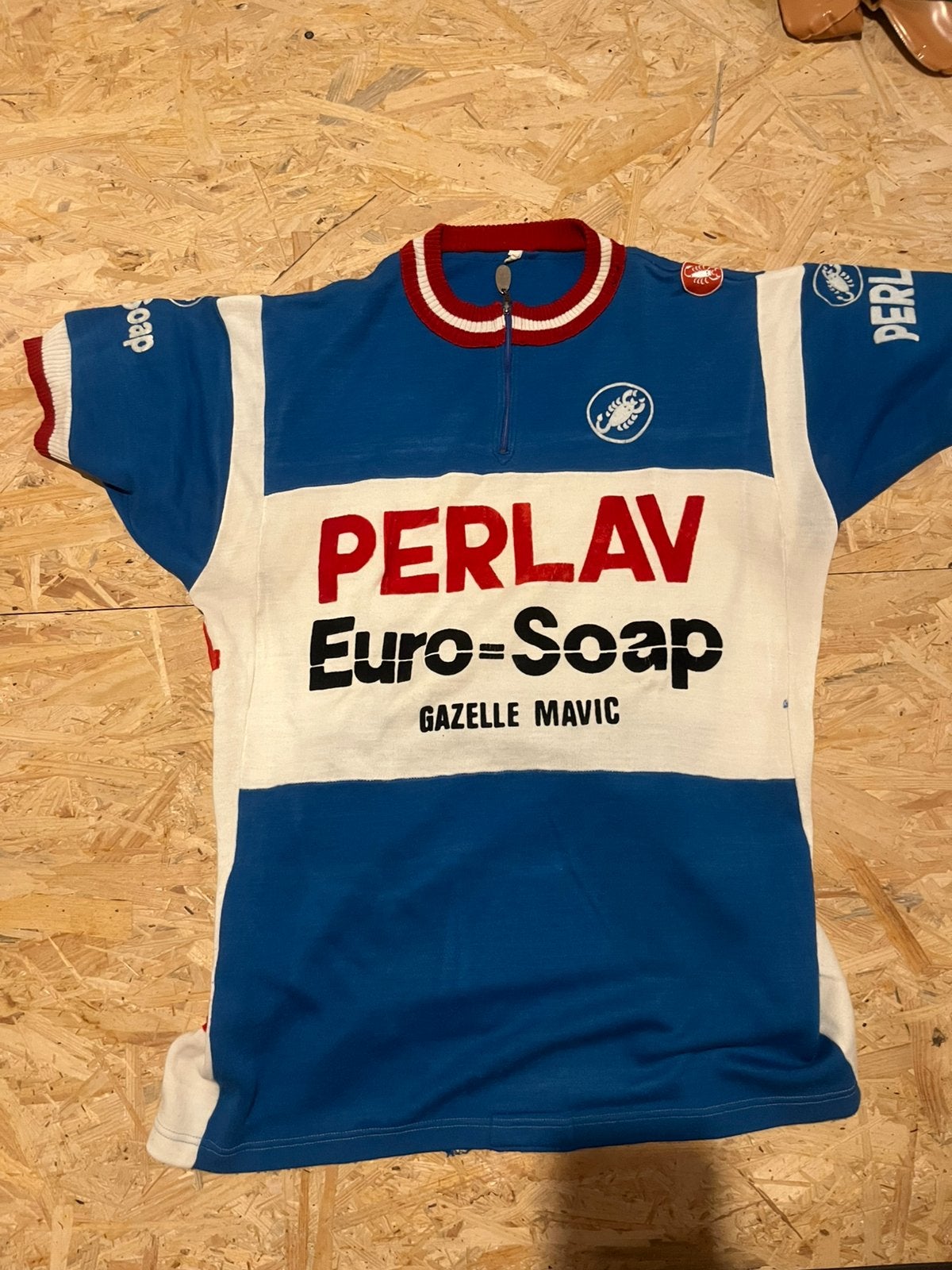 Wollen koerstrui perlav euro soap mavic 1983, Fietsen en Brommers, Fietsaccessoires | Fietskleding, Ophalen of Verzenden, Zo goed als nieuw