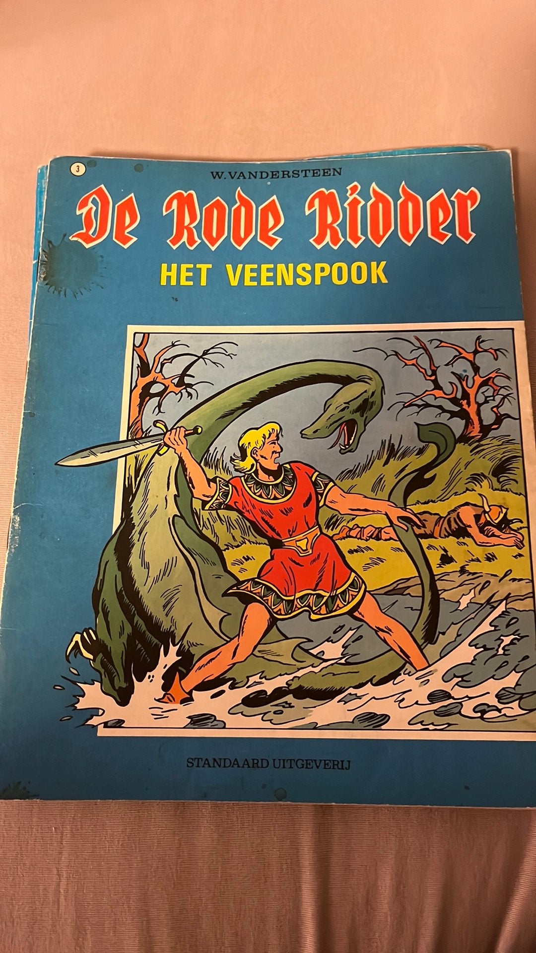 De Rode Ridder - nummer 3 - Het Veenspook, Une BD, Enlèvement, Utilisé