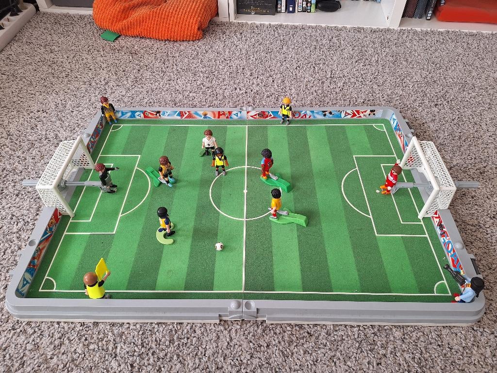 Playmobil - interactief voetbalveld, Ophalen, Gebruikt, Los Playmobil