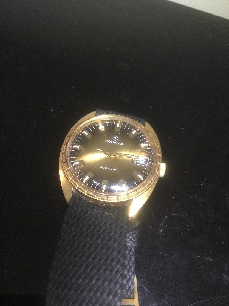 Iconisch Rodania horloge, Enlèvement ou Envoi, Utilisé, Acier, Autres matériaux