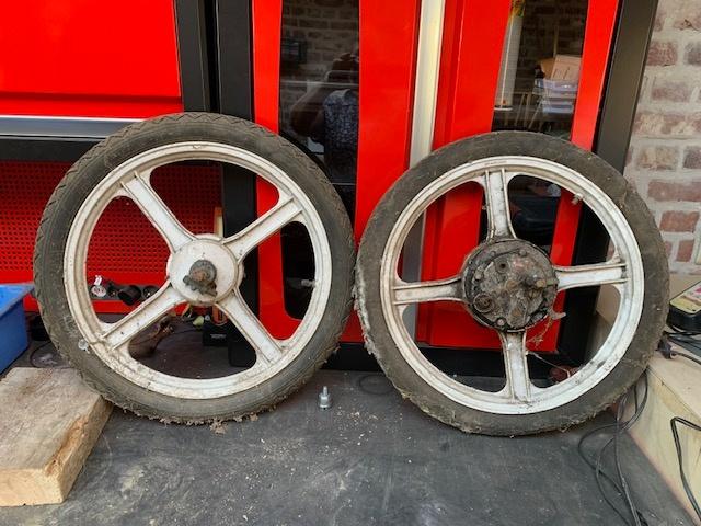 piaggio wielen, Fietsen en Brommers, Ophalen, Gebruikt, Klasse B (45 km/u), Ciao