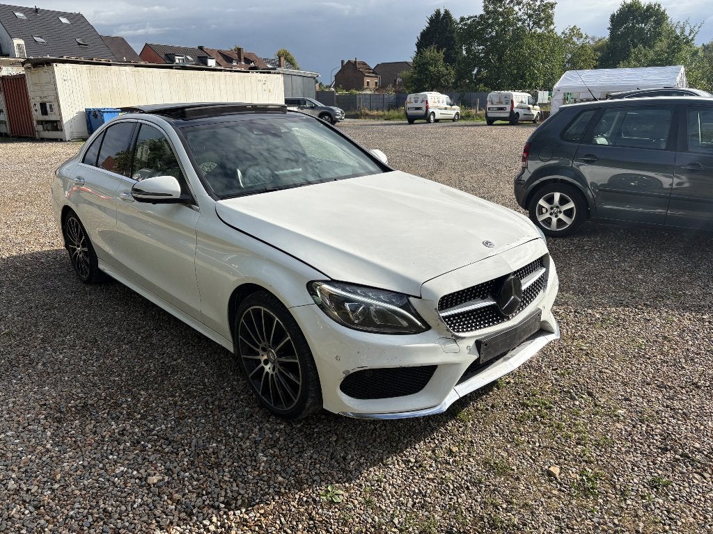 Mercedes AMG PANO c300 hybride diesel 150kw full, Autos, Cuir, Achat, Euro 6, Hybride Électrique/Diesel