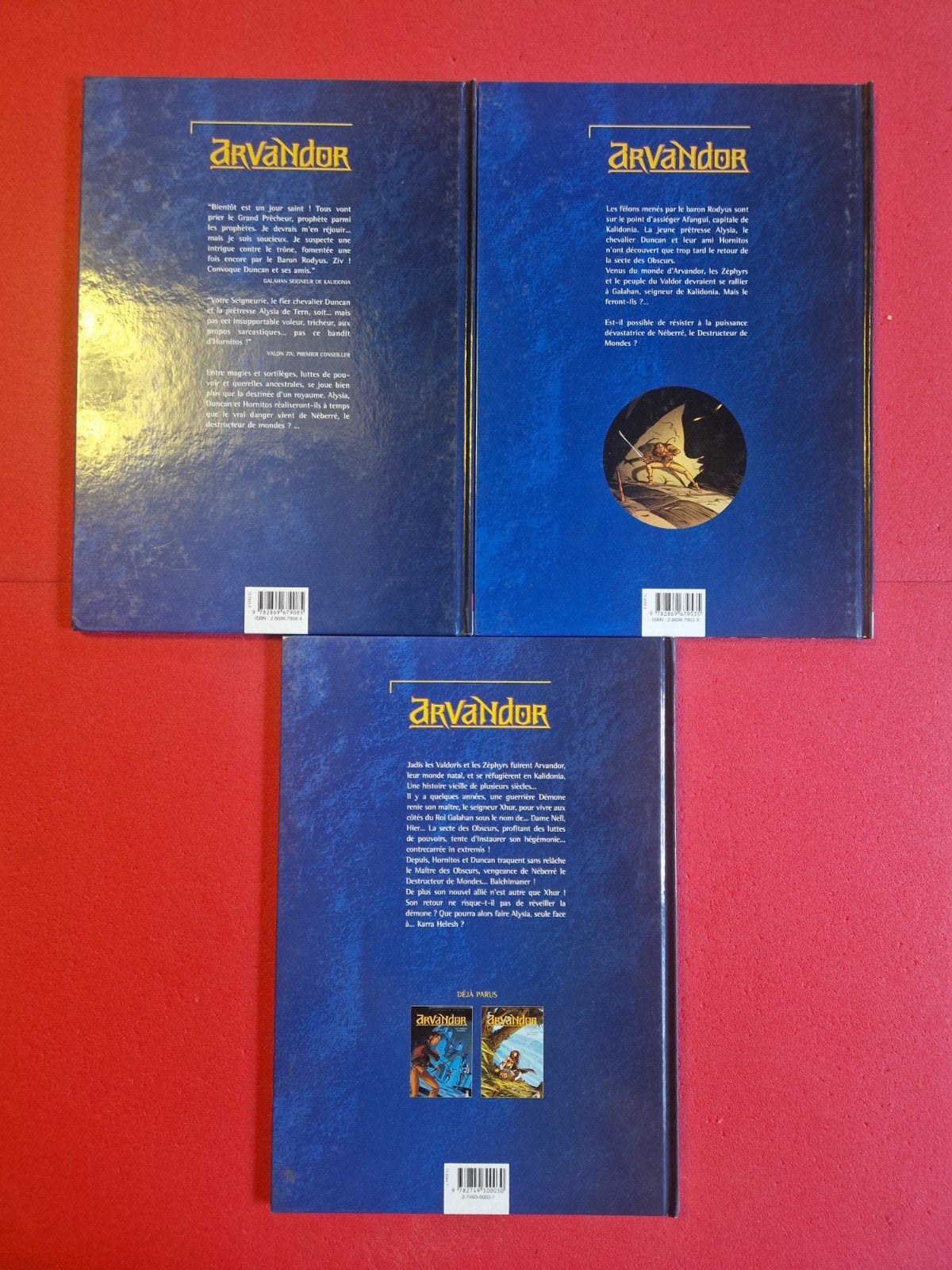 lot de 3 bd arvandor 1 à 3,EO (intégrale de la série), Enlèvement ou Envoi