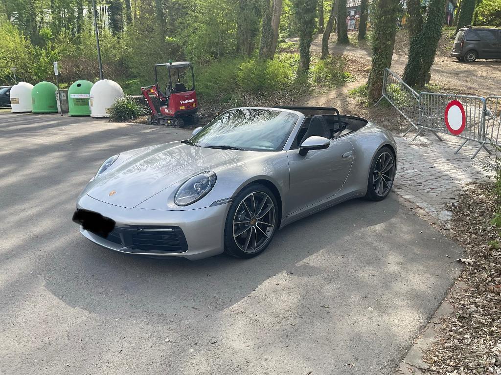 992 carrera 4. État neuf. 2022. 14500km., Autos, Cuir, Argent ou Gris, Achat, Euro 6
