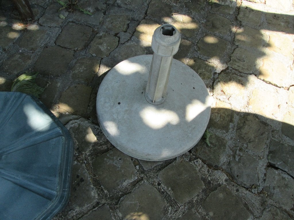 parasolvoet voor kleine paraplu dia 30 steel, Enlèvement, Utilisé