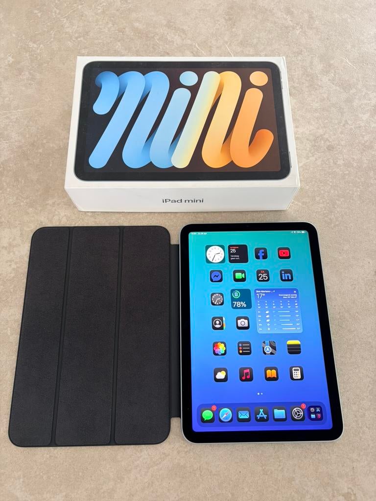iPad Mini A17pro 128 GB WiFi blauw nieuwstaat, Informatique & Logiciels, Apple iPad Tablettes, Enlèvement ou Envoi, Apple iPad