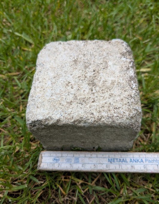 Betonklinker grijs, Tuin en Terras, Ophalen, Gebruikt