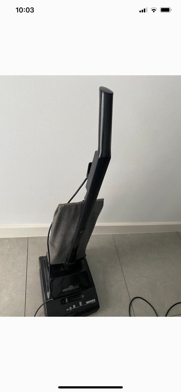 Hoover stofzuiger retro, Ophalen, Gebruikt
