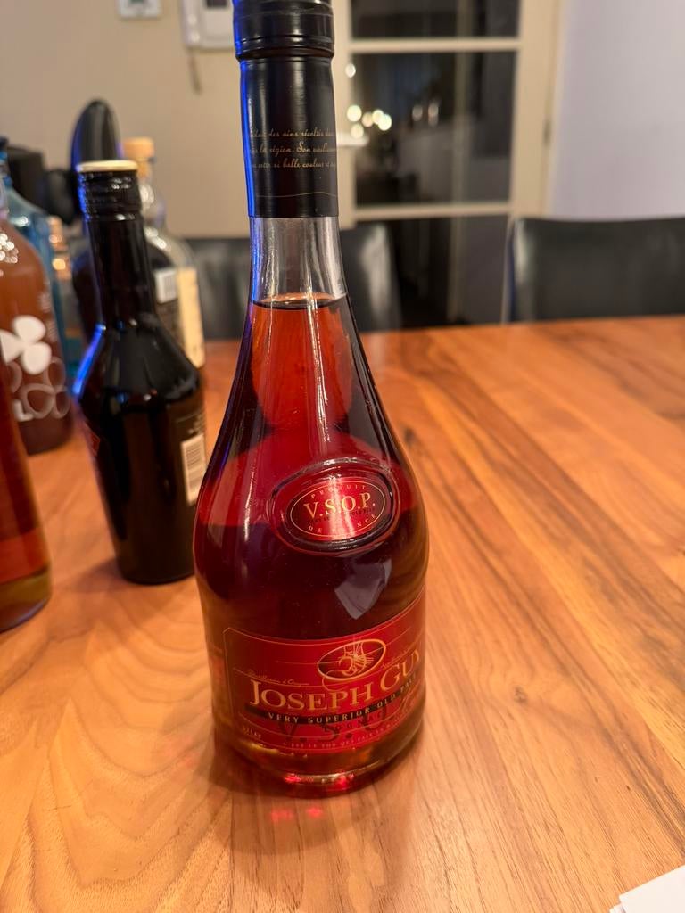 Cognac joseph guy VSOP, Verzamelen, Ophalen of Verzenden, Zo goed als nieuw