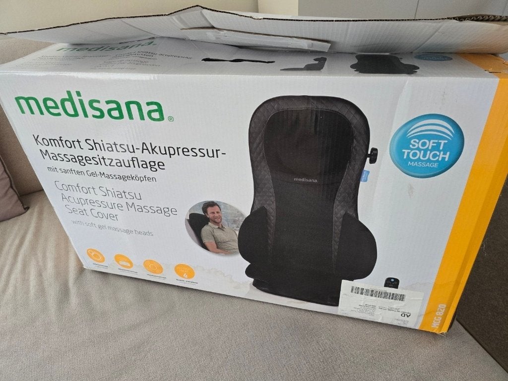 Medisana MCG 820 Shiatsu-massagekussen - warmtefunctie, Enlèvement, Comme neuf, Chaise de massage ou Coussin