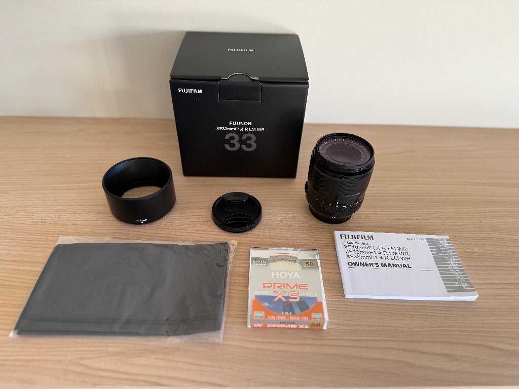 Fujifilm XF33mm F1.4 R LM WR, Fujifilm, 33 mm, Zo goed als nieuw, Standaardlens