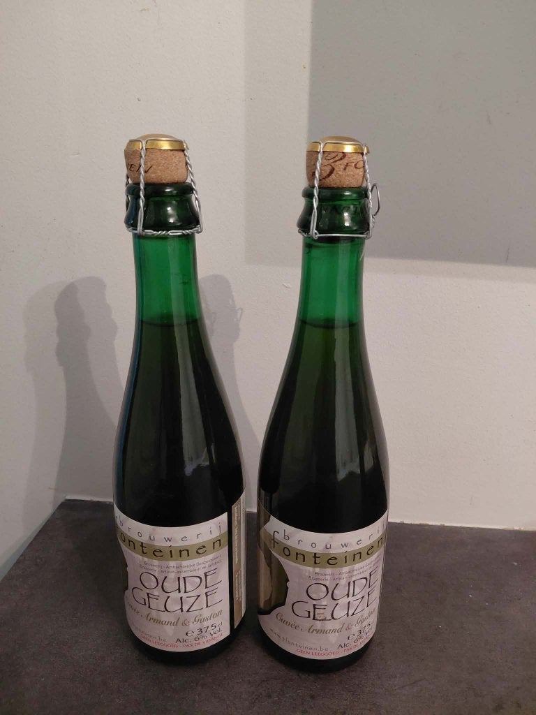 2x 3 fonteinen Armand & Gaston oude geuze 2015 first release, Verzamelen, Ophalen of Verzenden