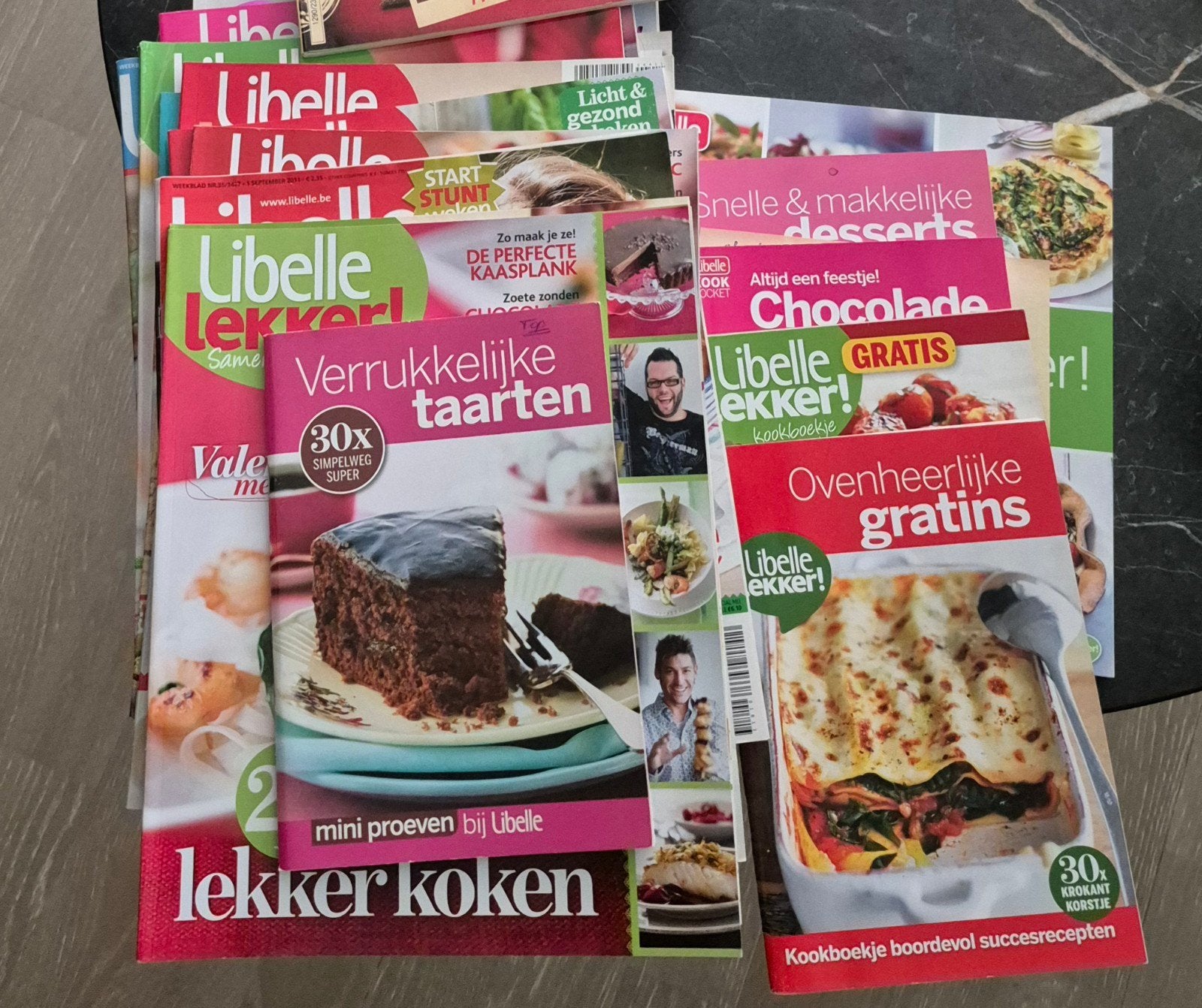 kook, bakboeken libelle lekker, cupcakes, taarten bakken, Ophalen