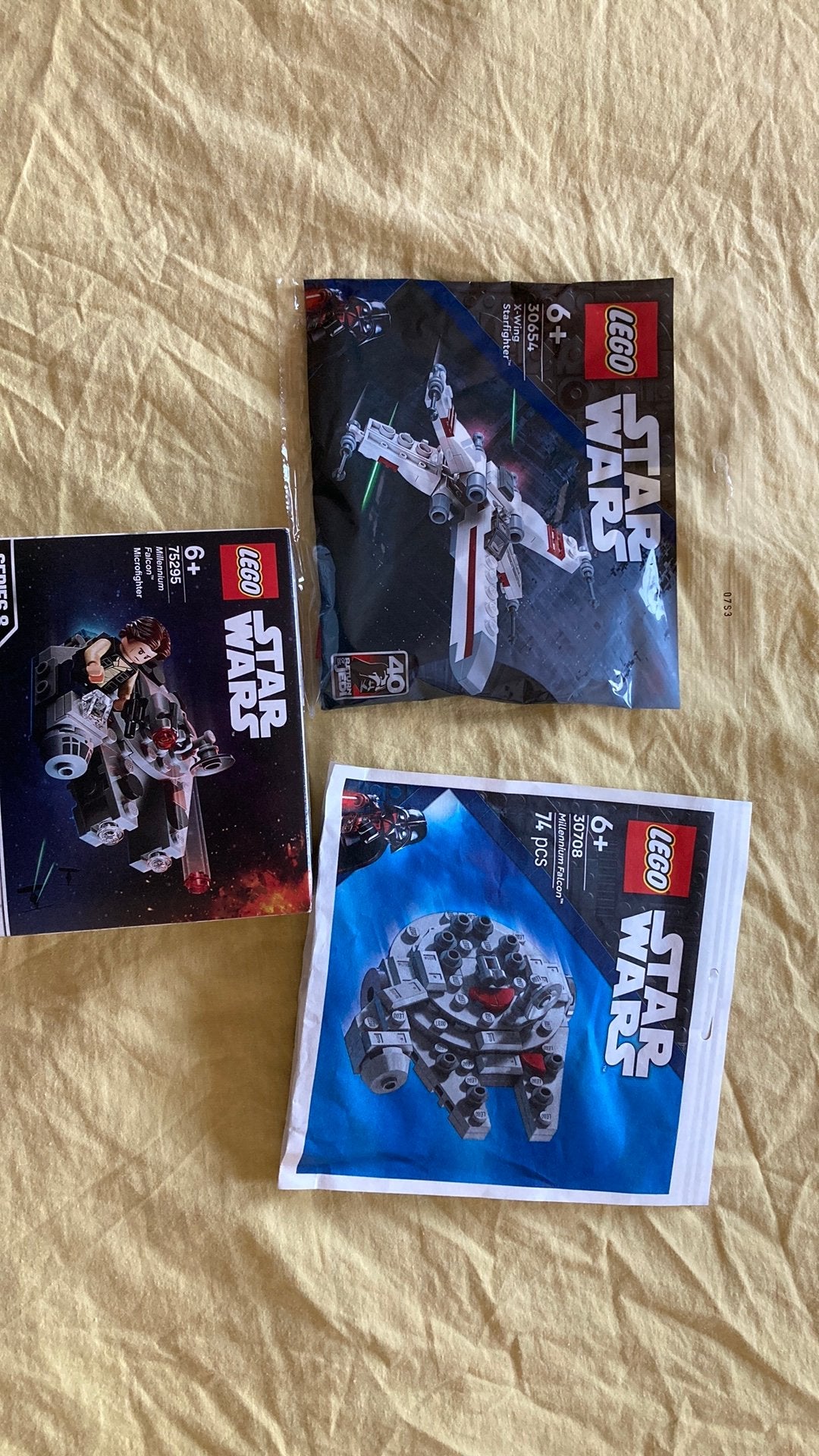 Lego star wars ongeopend set van 3, Ophalen of Verzenden, Zo goed als nieuw, Lego, Star Wars