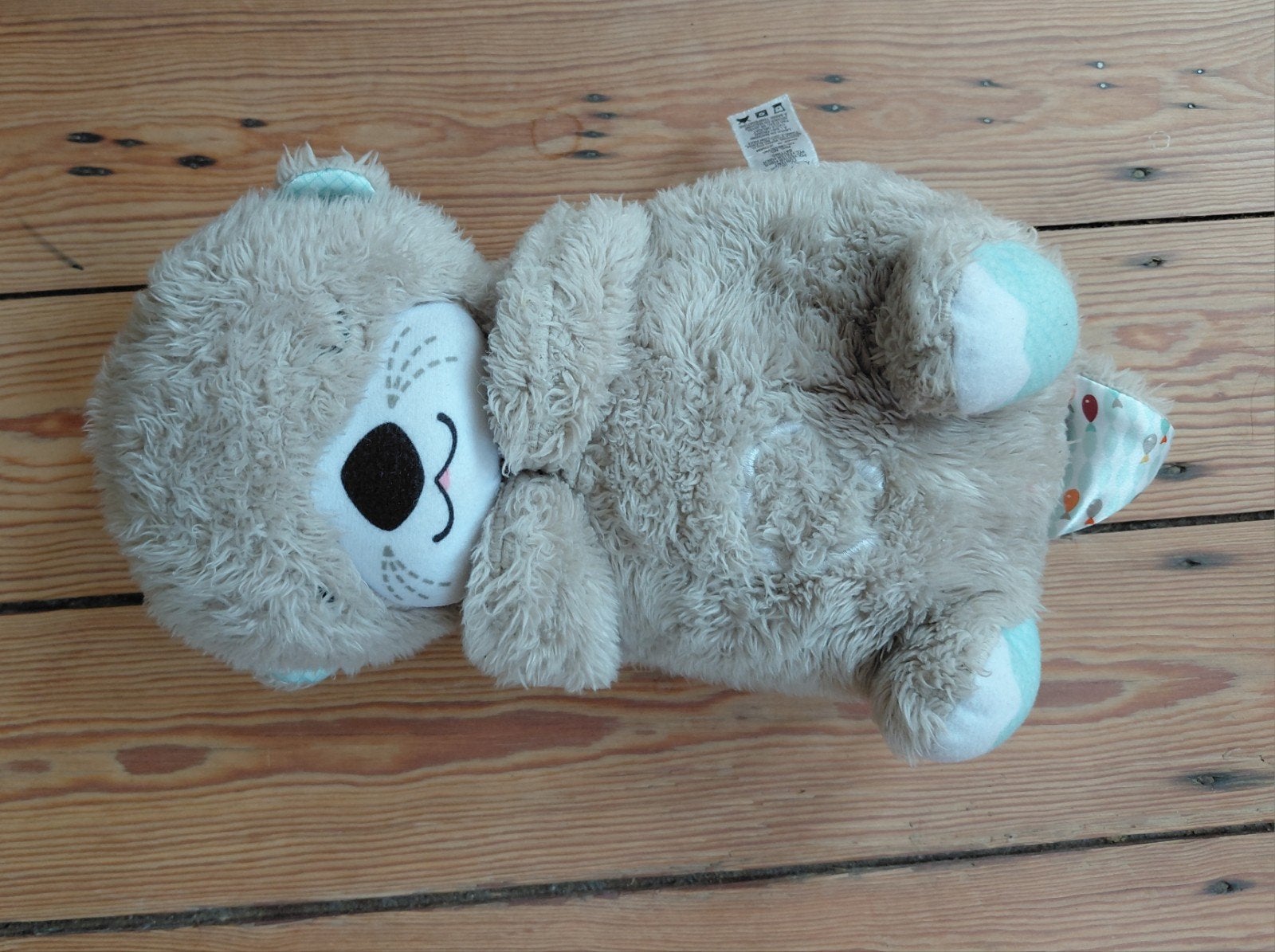 White noise slaapknuffel, Ophalen