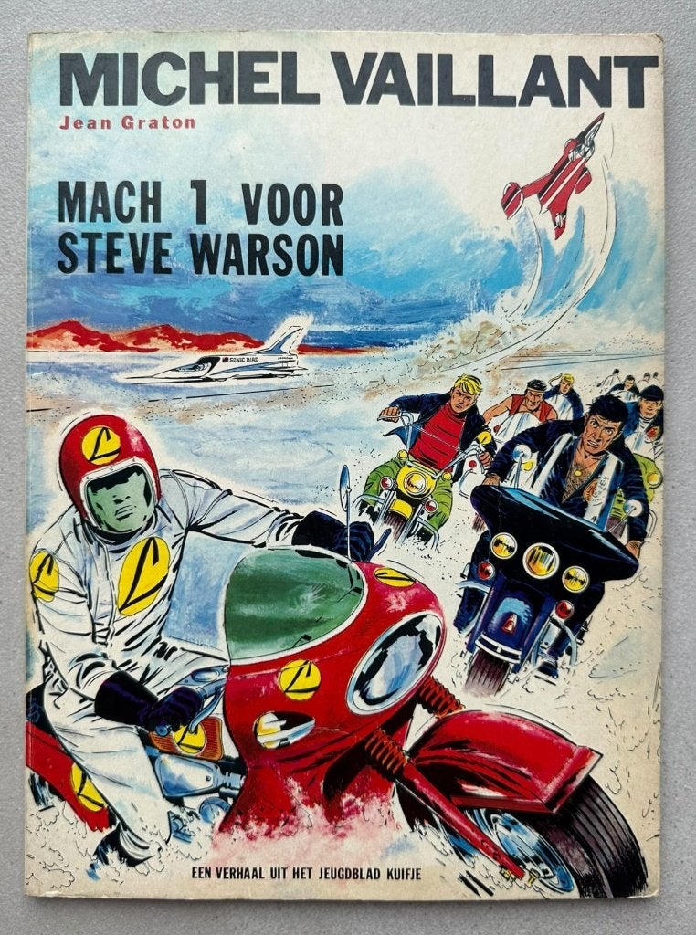 Michel Vaillant - Mach1 voor Steve Warson - 1ste druk 1968, Livres, Jean Graton, Enlèvement ou Envoi, Une BD, Comme neuf