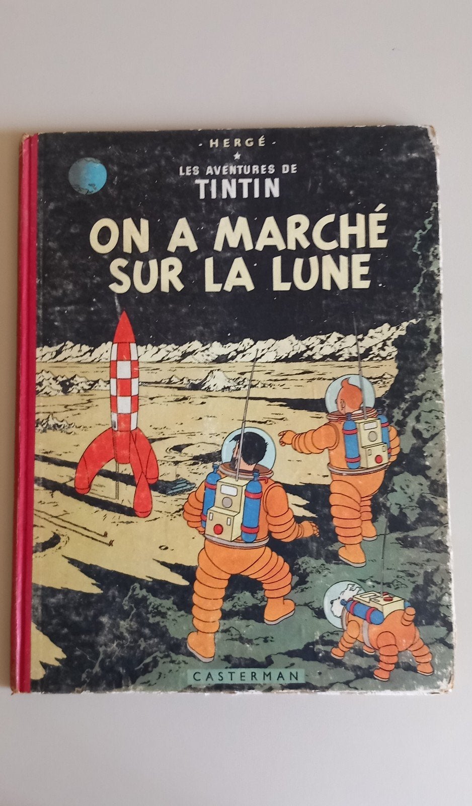Tintin "On a marché sur la lune" édition originale 1954, Enlèvement ou Envoi