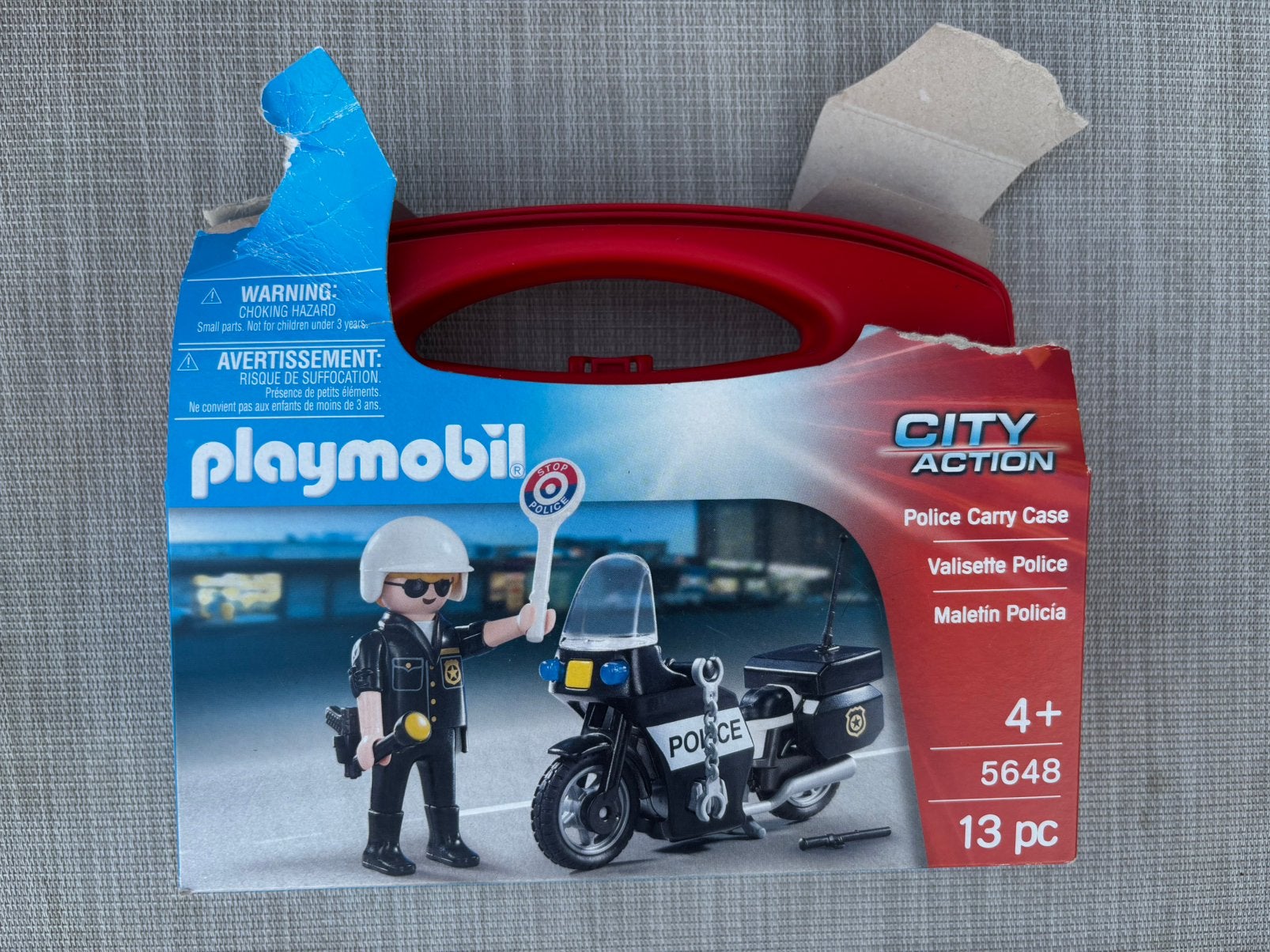 Playmobil 5648 : mallette de police - COMPLÈTE, Enlèvement ou Envoi, Comme neuf