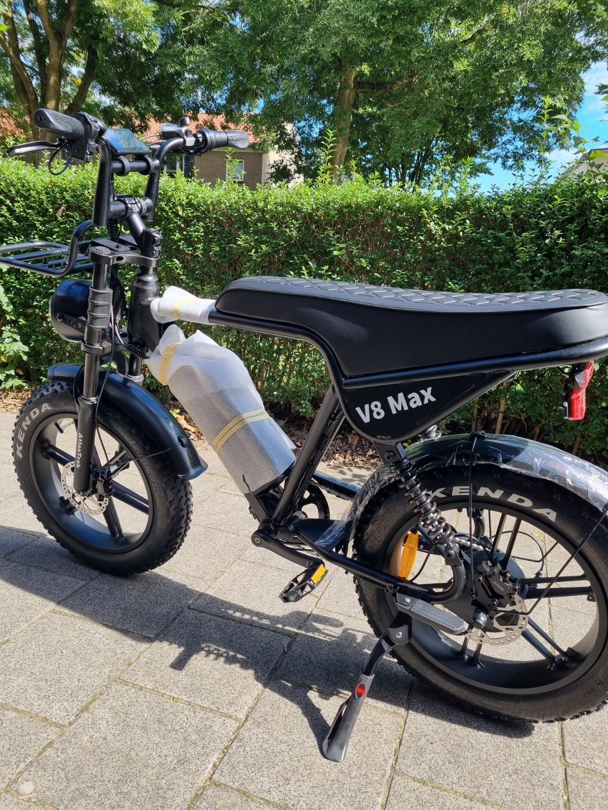 ouxi v8 max pro fatbike 2 persoons ALARM, Fietsen en Brommers, Nieuw, 59 cm of meer, 50 km per accu of meer, Ophalen