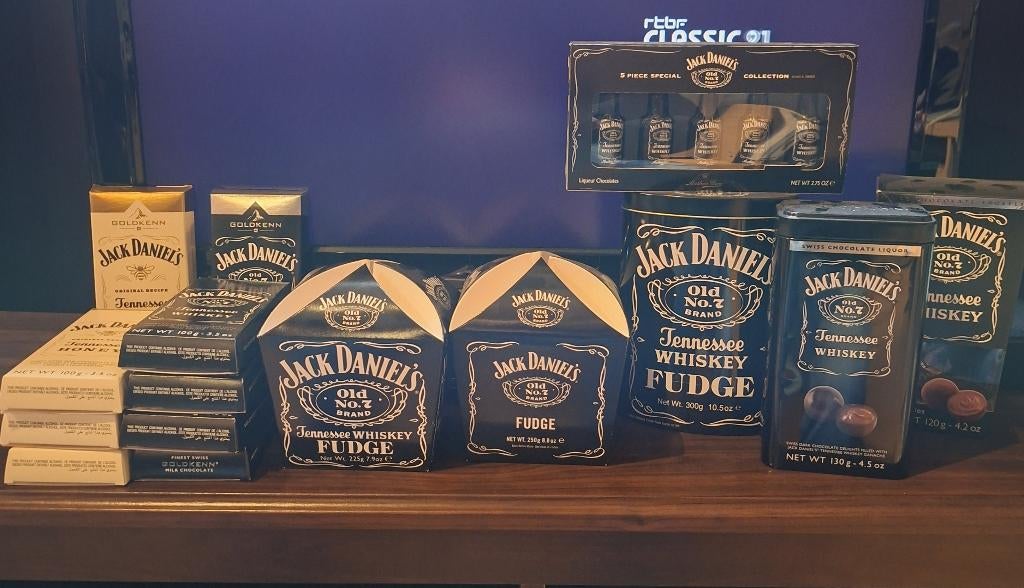 Jack Daniel's Boîte chocolat et Fudge Vide ou périmé, Enlèvement, Comme neuf