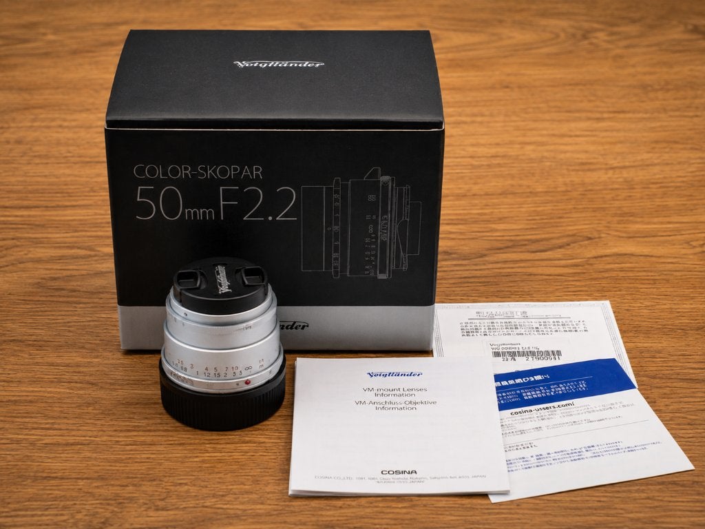 Voigtlander Color Skopar 50mm F2.2 (Monture M) Comme neuf !, Enlèvement, Comme neuf, Voigtlander, Lentille standard