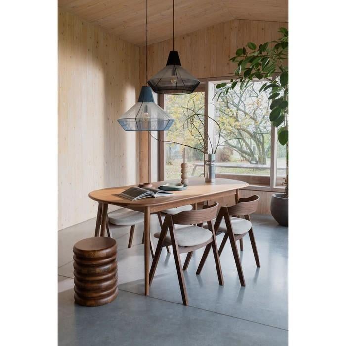 Prachtige uitschuifbare eettafel - walnoot - nieuw, Huis en Inrichting, Tafels | Eettafels, Nieuw, 50 tot 100 cm, 200 cm of meer