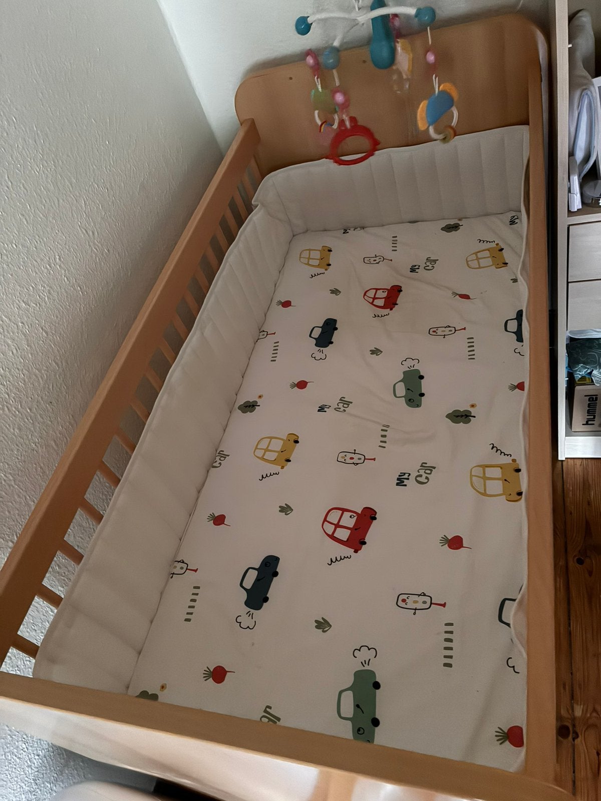 Berceau 120/60cm, Enlèvement, Comme neuf, Moins de 140 cm, Moins de 70 cm