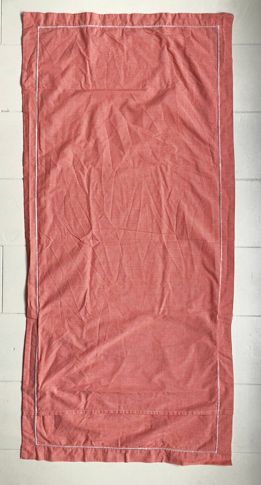 grote vintage kussensloop, Huis en Inrichting, Ophalen of Verzenden, Gebruikt, Oranje, Overige typen