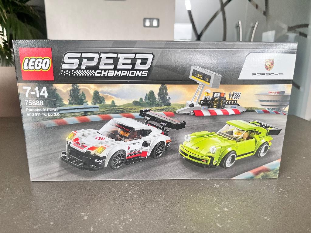 75888 LEGO Speed Champions Porsche 911 RSR and 911 Turbo 3.0, Ophalen, Lego, Nieuw, Speed Champions