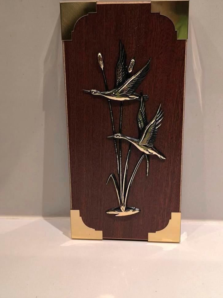 Retro plaquette, jaren 70 -80, Huis en Inrichting, Ophalen of Verzenden