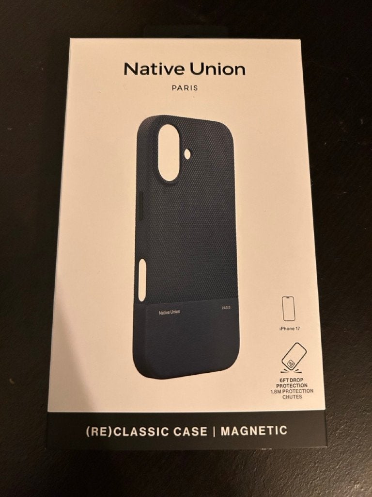 iPhone 17 leather case Native Union, Ophalen of Verzenden, MagSafe, IPhone 17