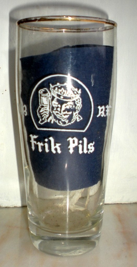 FRIK Pils (Lauwe), Verzamelen, Ophalen of Verzenden, Zo goed als nieuw, Glas of Glazen