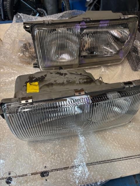 W123 koplampen, Ophalen, Gebruikt, Mercedes-Benz