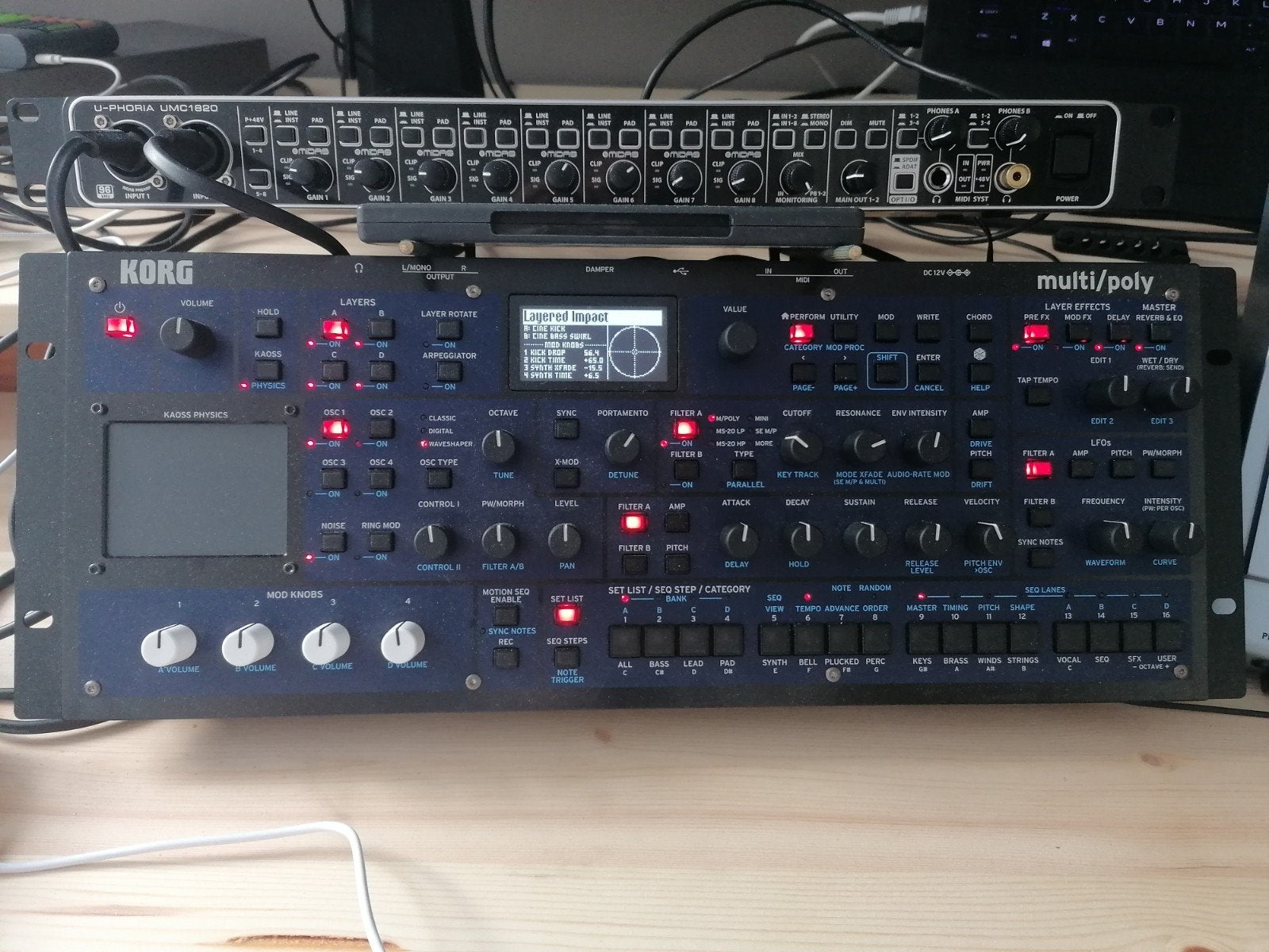 Korg Multi/Poly Module, Enlèvement, Korg