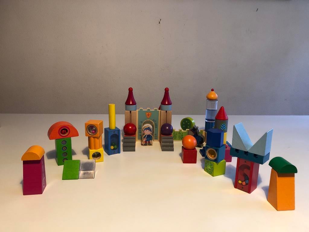Haba houten speciale blokken, Ophalen, Gebruikt