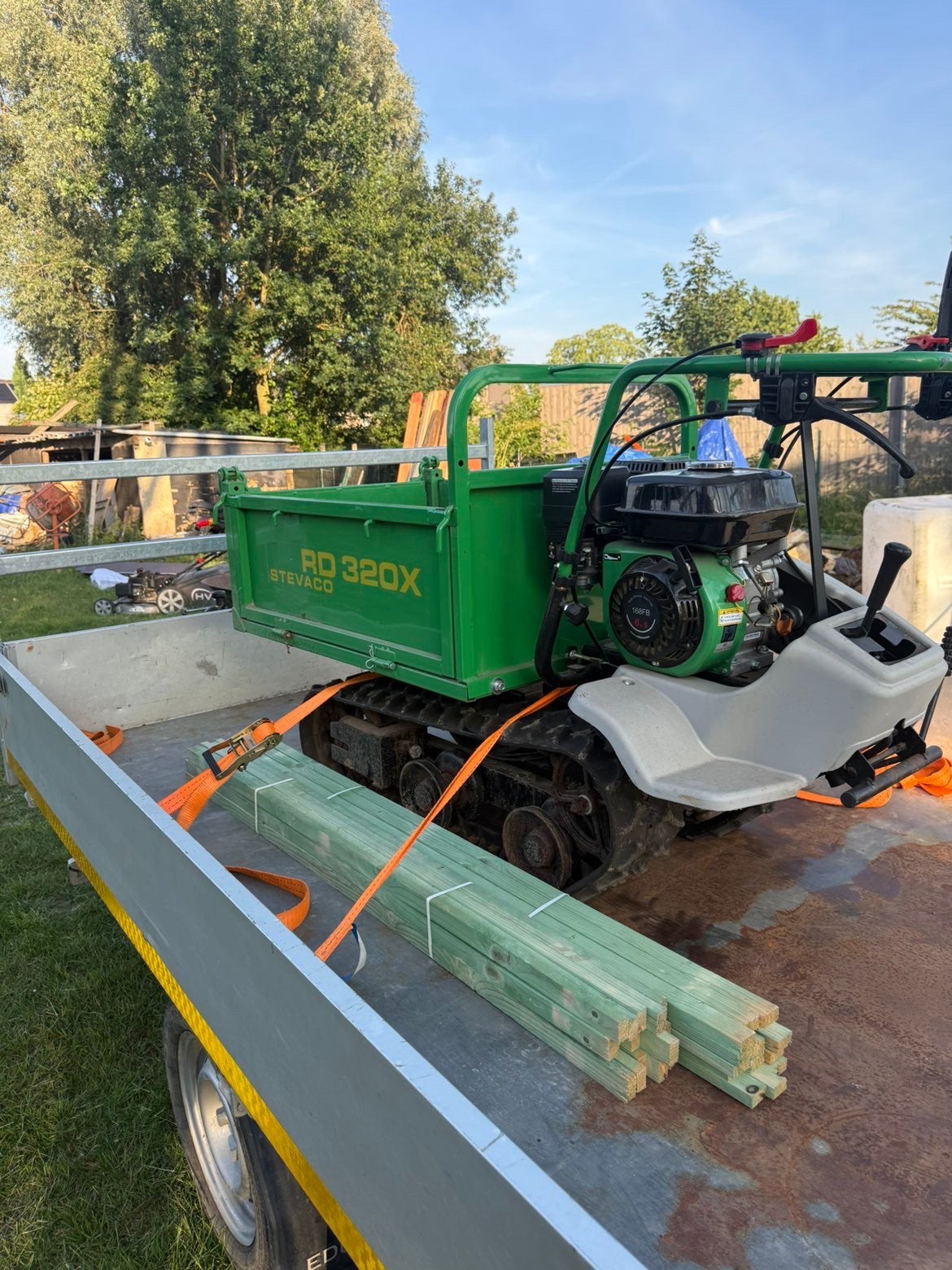 Dumper, Zakelijke goederen, Ophalen